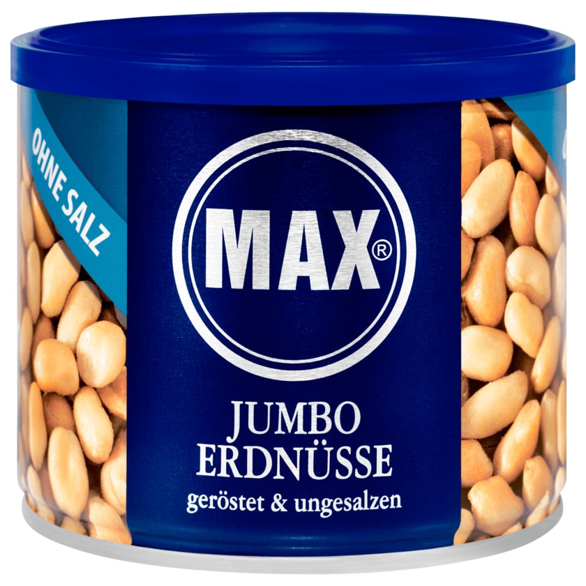 Max Jumbo Erdnüsse geröstet & ungesalzen 300g